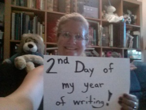 Tiffany Turner starting her year of writing. Let's see what can become of it. ;-)